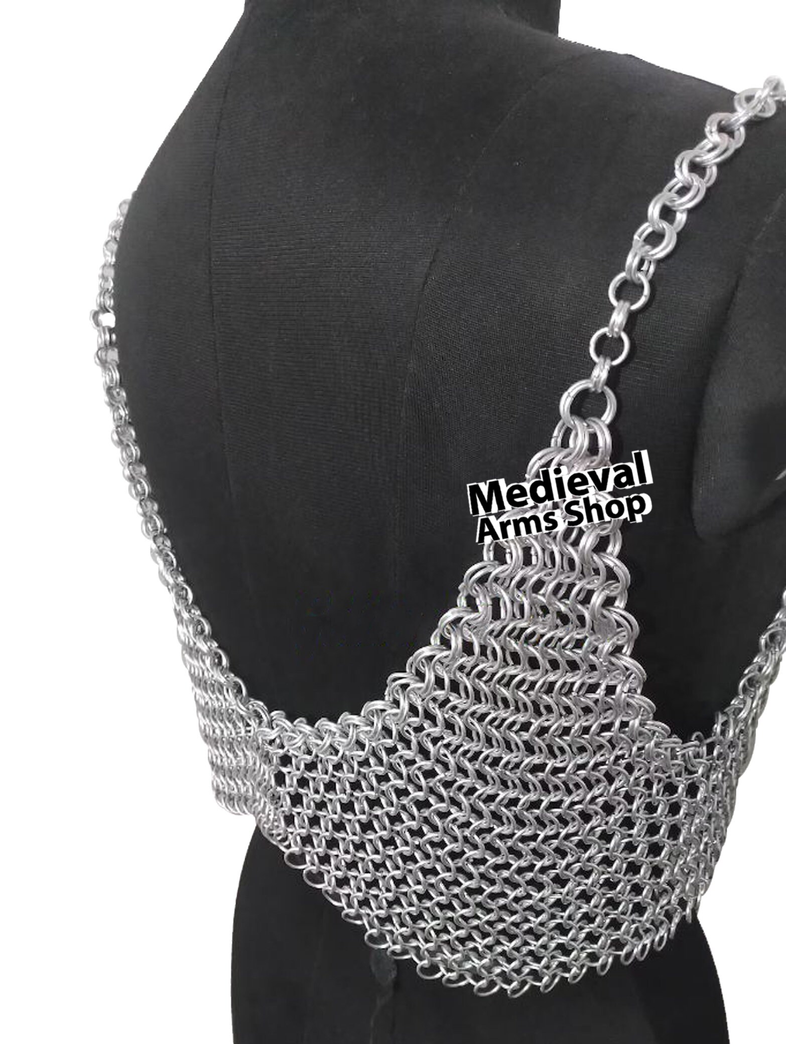 Aluminum Chainmail Top Lightweight Butted Ring Unique Design Medieval ...
