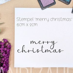 Timbro di Natale * Buon Natale * Cartolina di Natale * Timbro