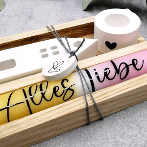 Cadeauset Het allerbeste * Cadeau-idee * Dip diy kaars * Kandelaar & vuurtoren * Houten blokken