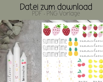 Vela Tatuaje PDF *PNG *Descargar *Verano