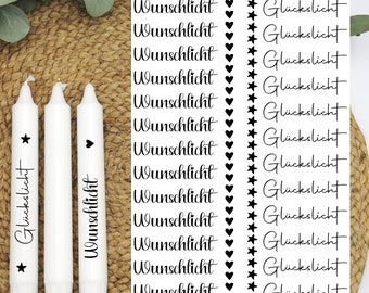Candle tattoos * wish light * A4 or A5 * lucky light * water slide film