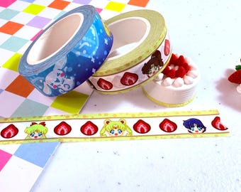 Cinta washi de personajes - Sanrio y Sailor Moon –