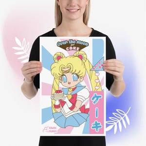 Sailor Moon Kawaii Street Poster