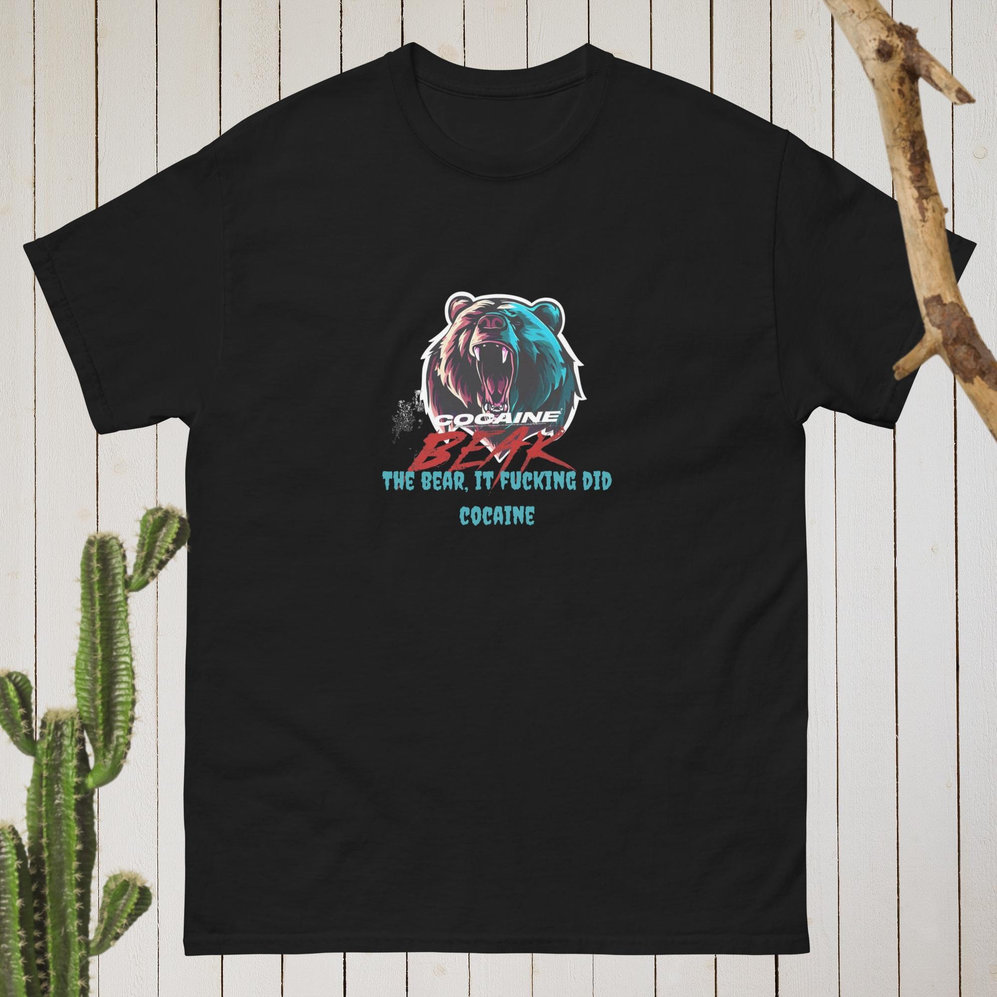 T-shirt Cocaine Bear , de l'histoire vraie qui en a fait un film