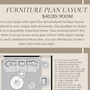 Custom Furniture Plan | Interior Design Service | Custom Design| e design|Custom Design|Interior Design Consultation|Home Decor | E-Design