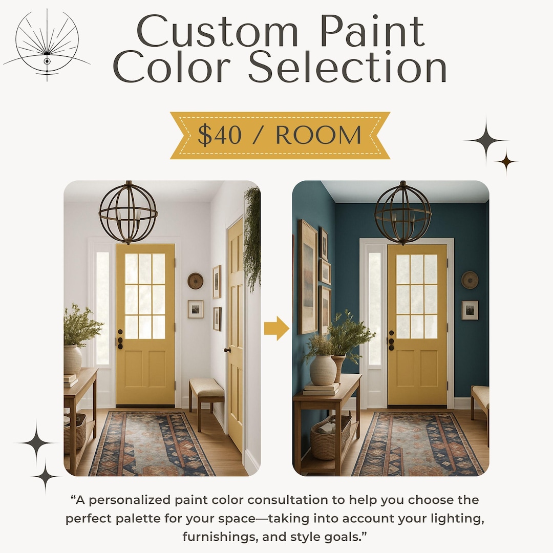 Custom Paint Color Consultation – Interior Design Service With Digital ...