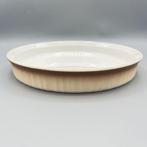 Corning Ware F-3-B French Bisque Quiche Pie Tart 10&quot; Round Baking Dish *No Lid*