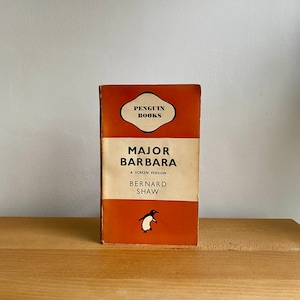 Major Barbara A Screen Version by Bernard Shaw Vintage Penguin Book 1st Edition
