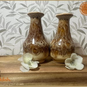 Salt and Pepper Pots Fosters Honeycomb effect Vintage