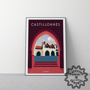 Poster of Castillonnès in Lot et Garonne