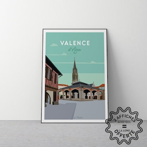 Cartel de Valence d'Agen en Tarn-et-Garonne