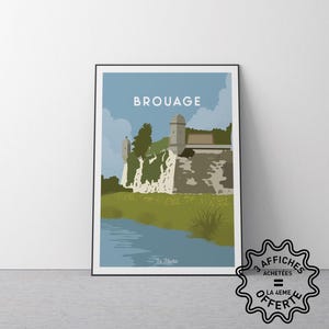 Brouage-Plakat in Charente-Maritime
