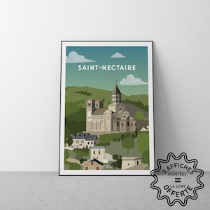 Saint-Nectaire poster in Puy-de-Dôme