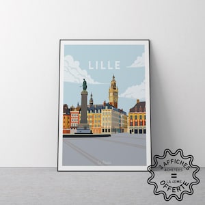 Affiche de Lille dans le Nord