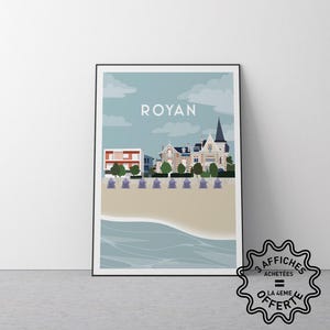 Plakat von Royan in Charente-Maritime