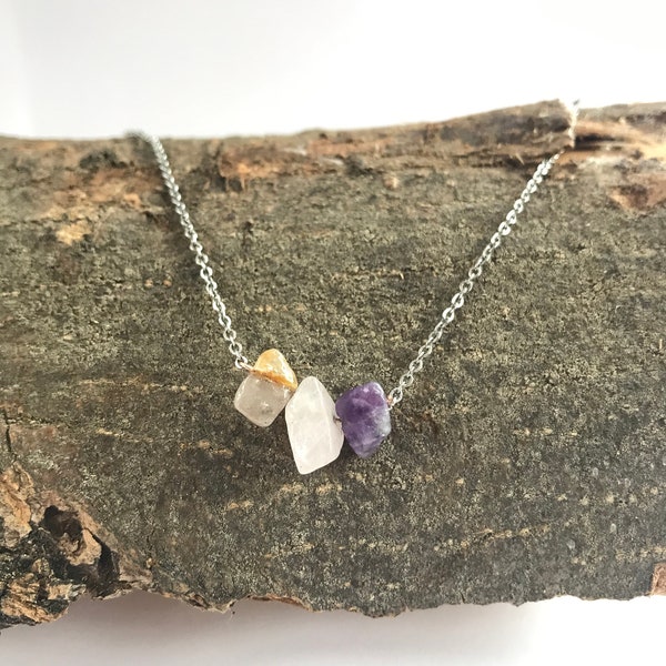 Healing Crystal Necklace/Bracelet - choose your crystal variety