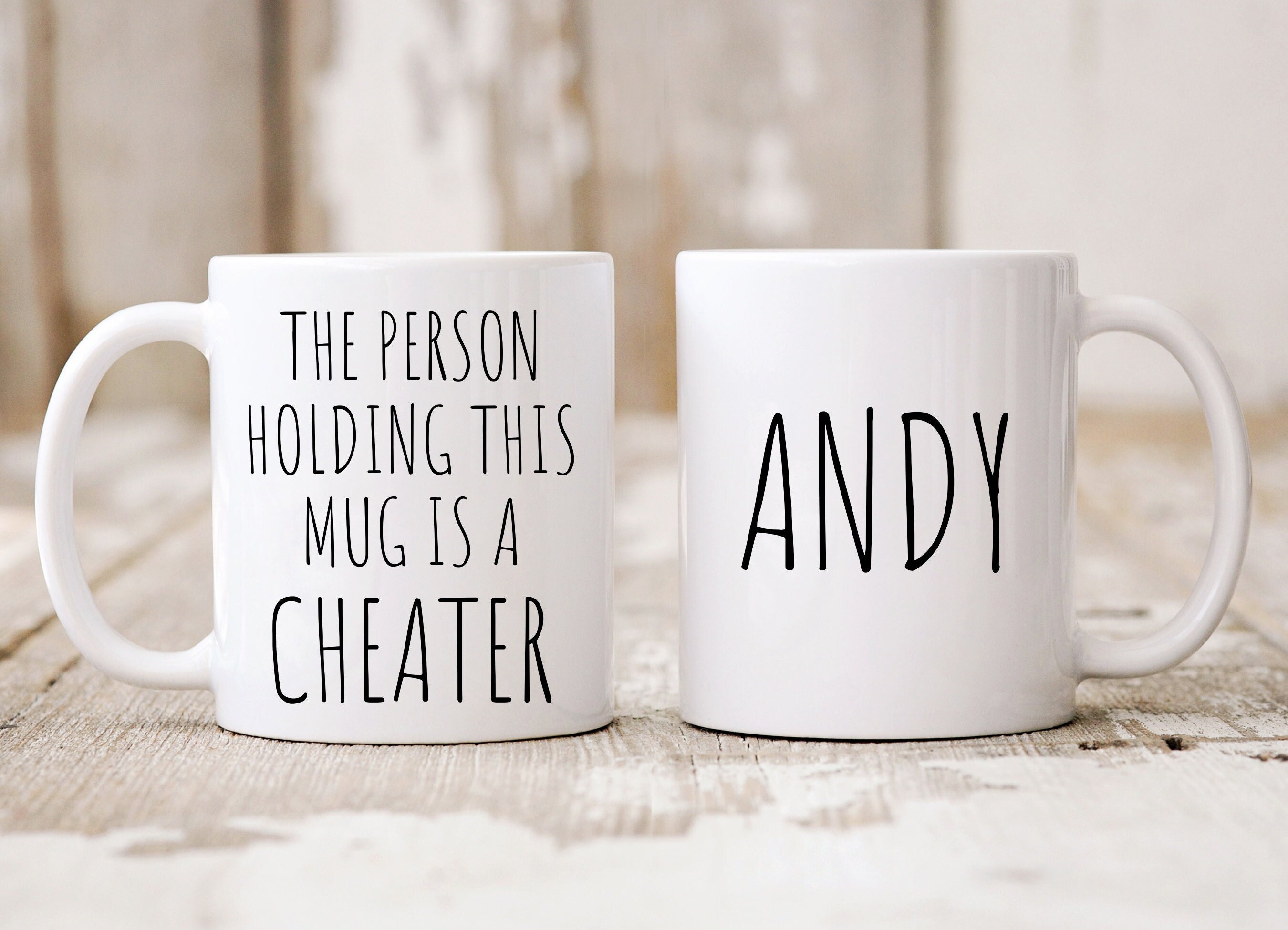 Personalized Gifts Warning Cheater Mug Cheater Gift Cheater