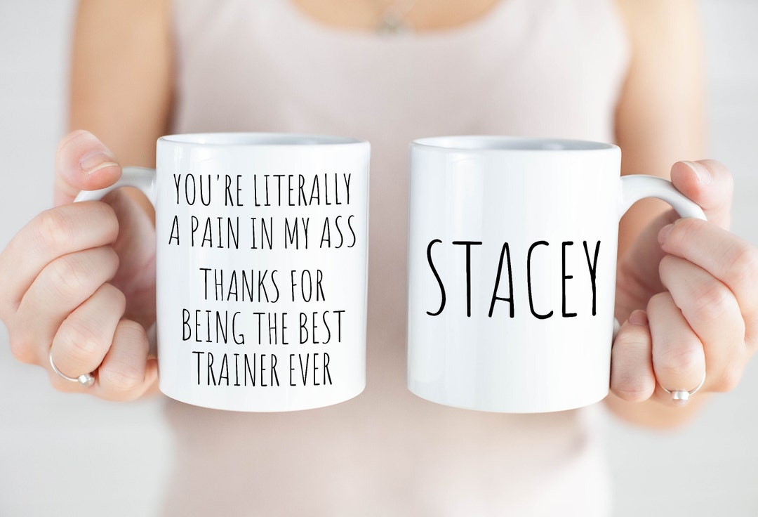 Personalized Gifts, Best Trainer Ever Mug, Fitness Coach Gift, Personal