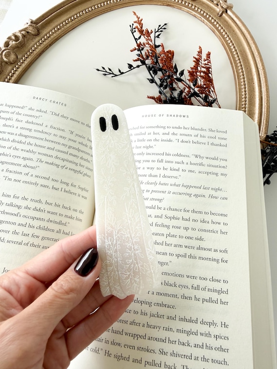 Translucent Ghost Bookmark - Halloween Gift for Book Lovers
