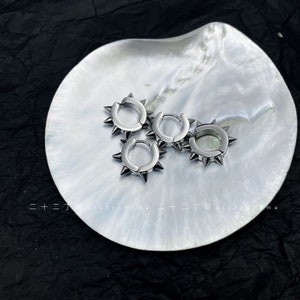 Punk Spike Ear Cuffs - Cyberpunk Studded Earrings