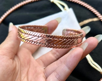 Metaphysical Tensor Bracelet - Pure Copper - Hand Hammered