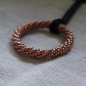 Copper Tensor ring: Dragon Vortex Pendant