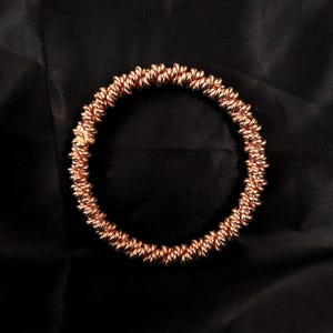 New Dimension Copper Tensor Ring - Triple Twist - Lost Cubit 177Mhz - Enhance Manifestation & Intuition - Ease Mind and Emotions