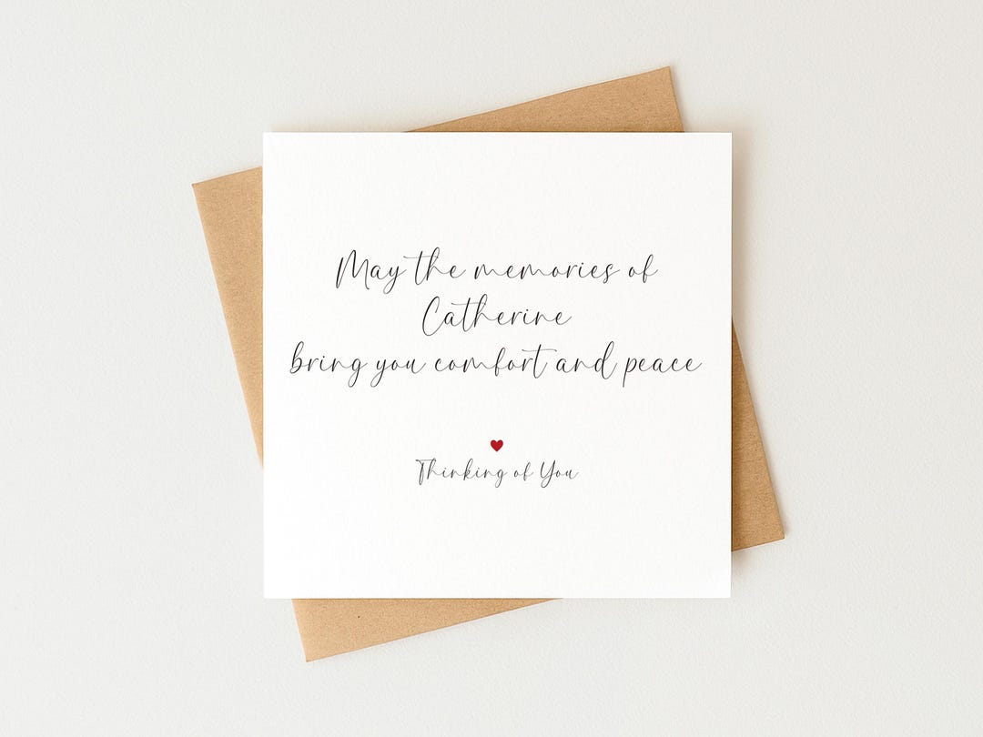 Biglietto Di Condoglianze Huxters 'Sorry For Your Loss – Remember Love' – Formato 14,8 Cm Con Busta