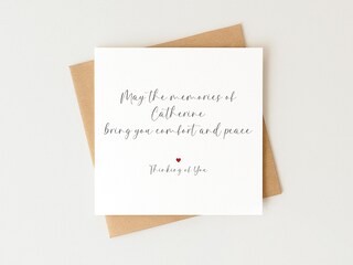 Biglietto Di Condoglianze Huxters 'Sorry For Your Loss – Remember Love' – Formato 14,8 Cm Con Busta
