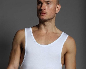 Men's Natural Union Suit, Jumpsuit, Singlet, Body wear, One Piece Swimwear\Pajama Men's\Underwear For Men\Personalized Embroidery\2 pieces