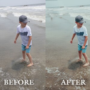 Beach Mobile and Desktop Lightroom Presets for Beautiful Warm and Vibrant Tones
