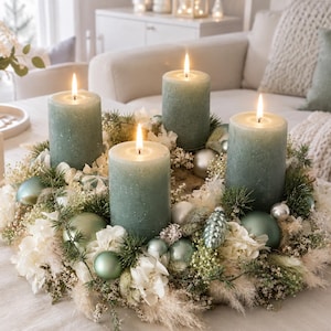 Adventskranz korb