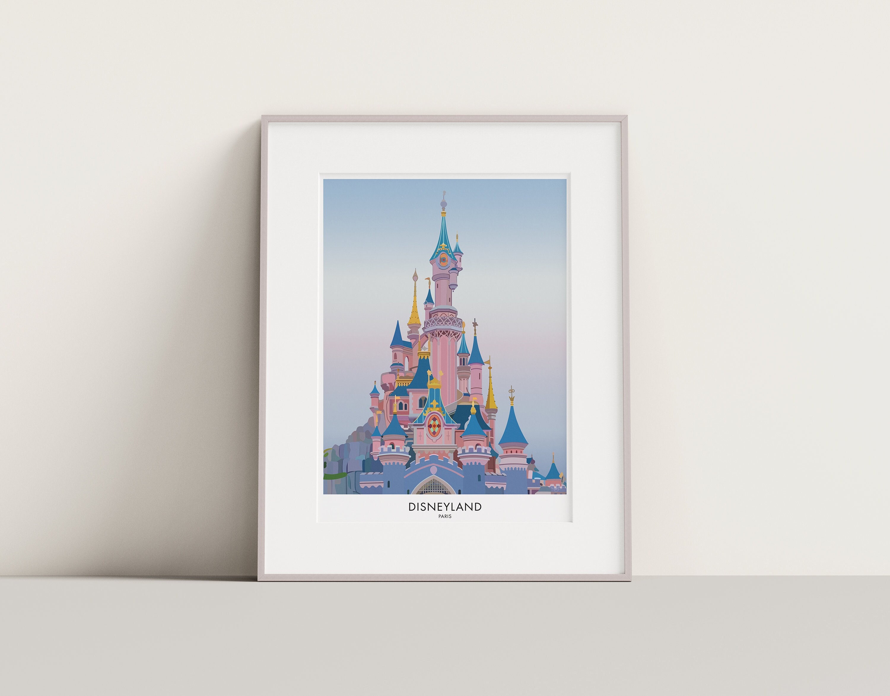 Discover Disneyland Paris Disney Cadeau De Voyage Affiche