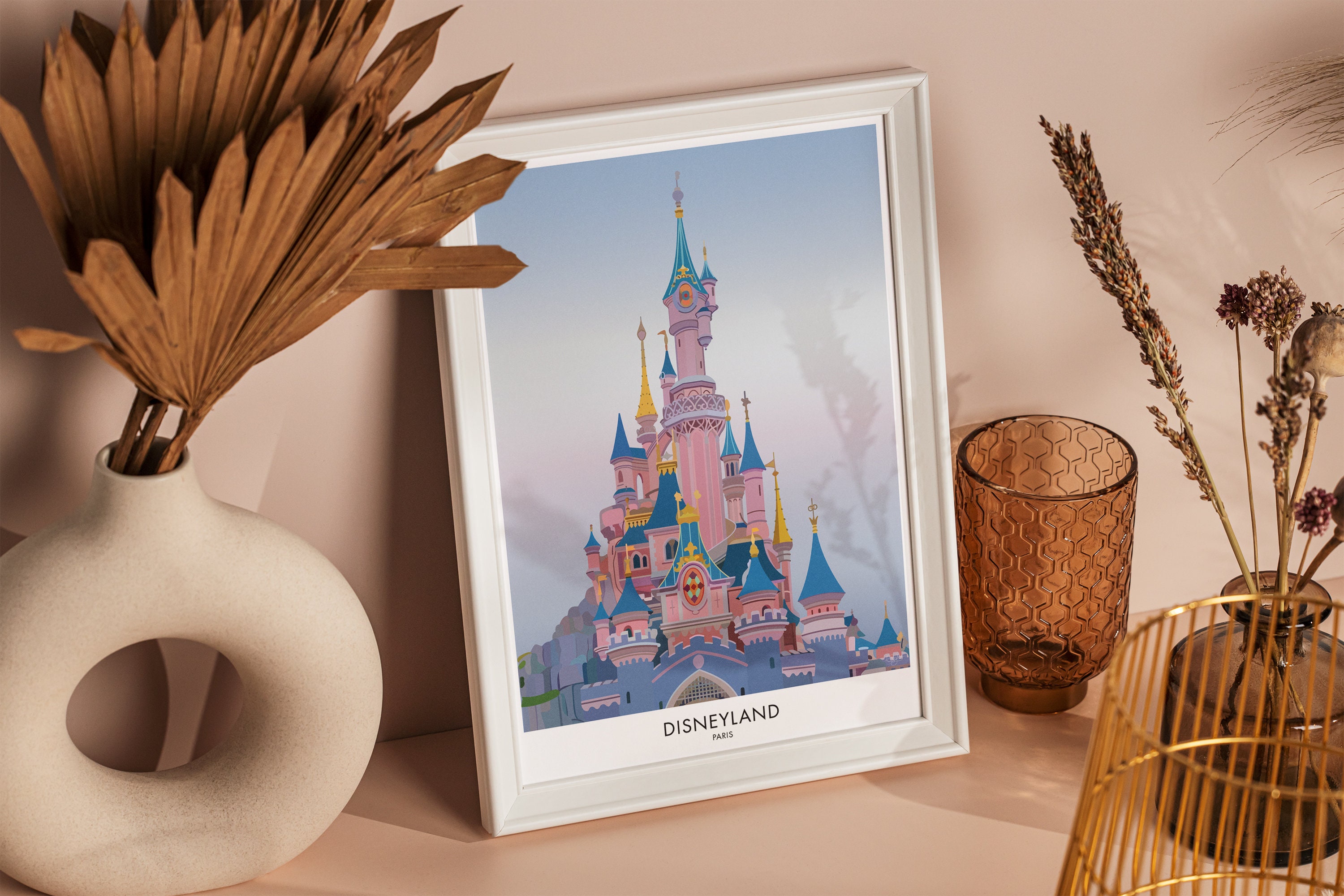 Discover Disneyland Paris Disney Cadeau De Voyage Affiche