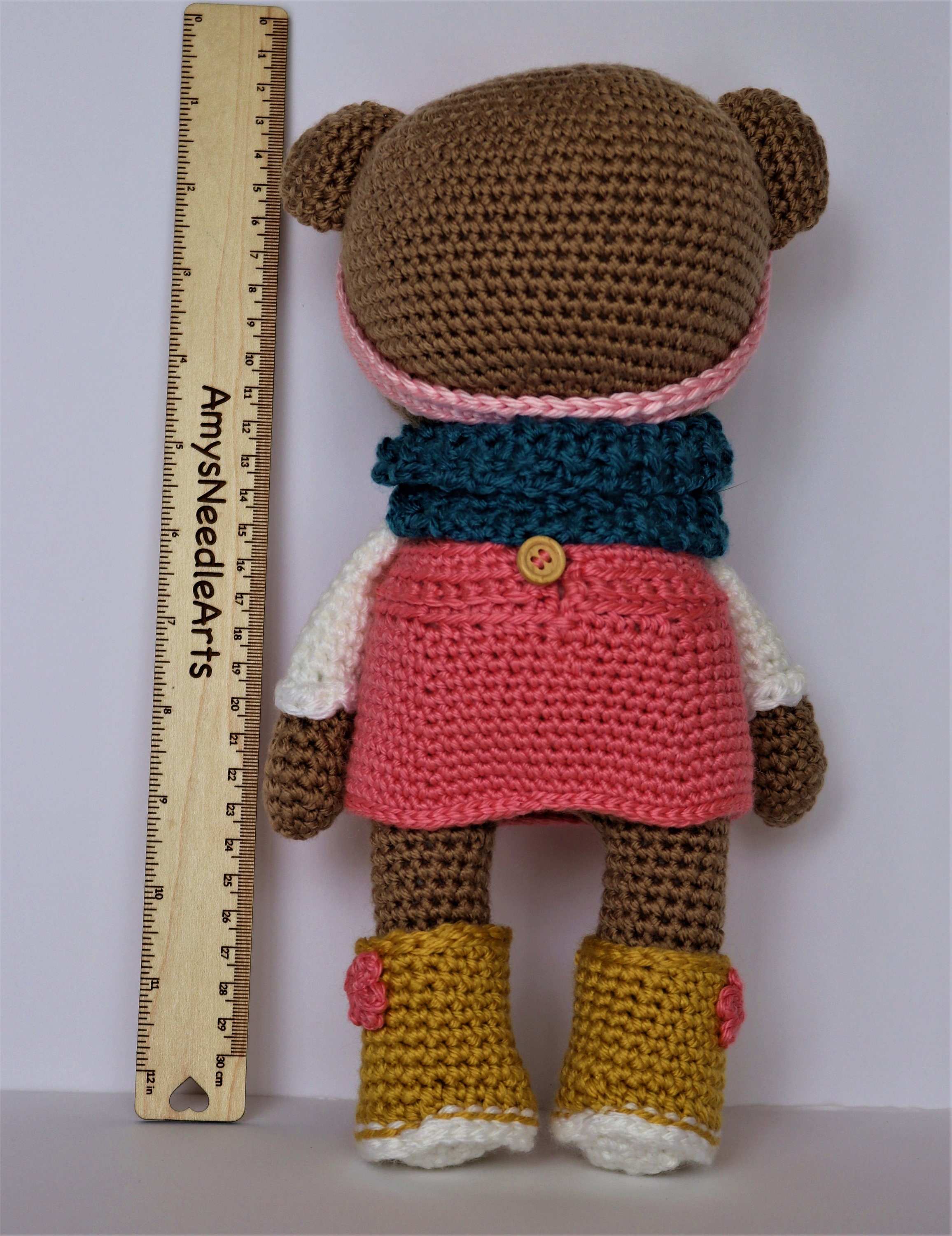 Bear Brown Bear Dress up Bear Teddy Bear Dress up Doll Etsy