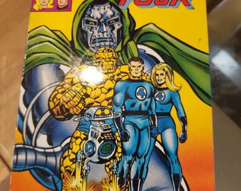 Fantastic Four video Meet Dr Doom animated vhs. TripleJsOddities free shipping