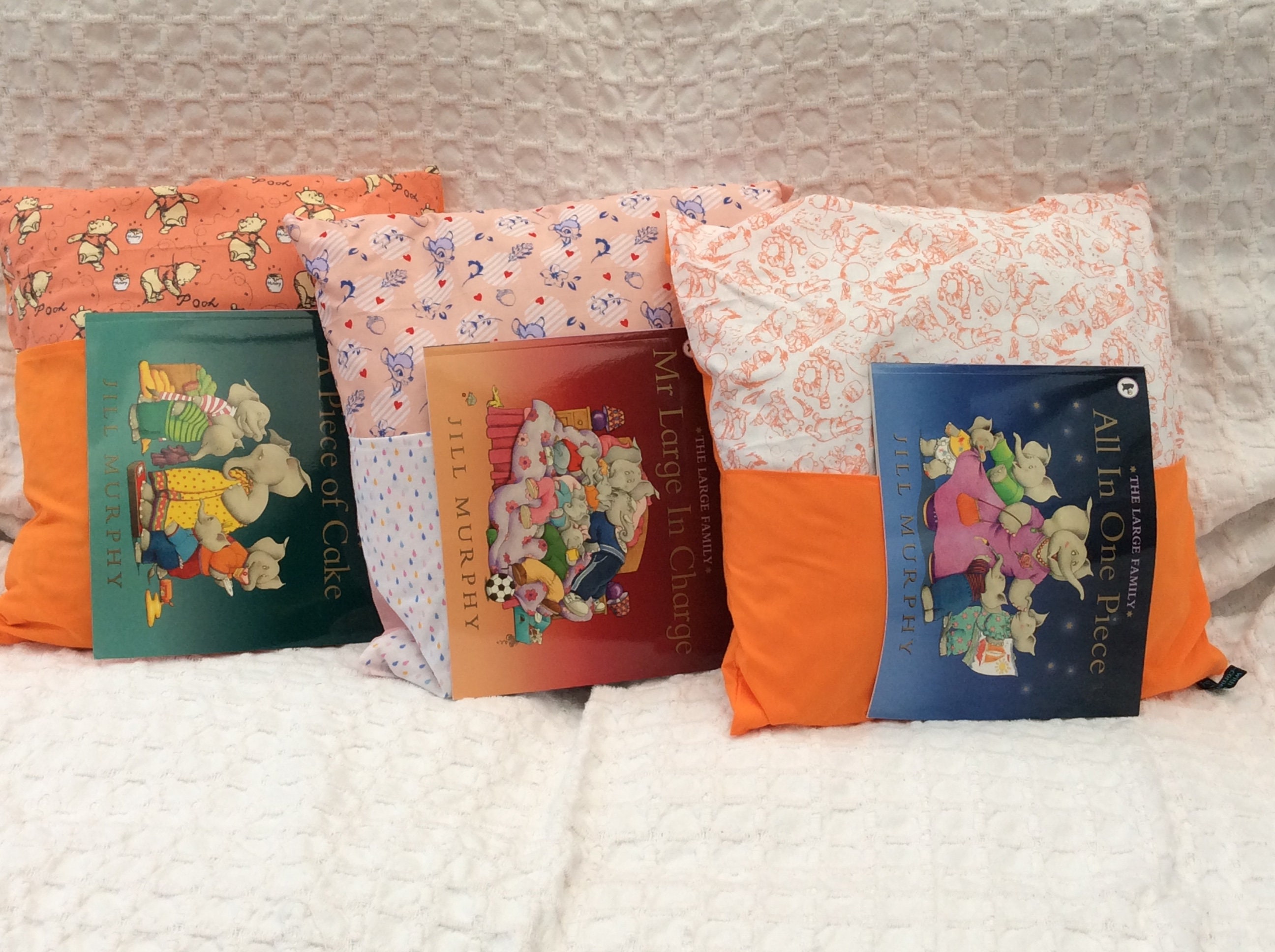 Book cushion including story book Etsy