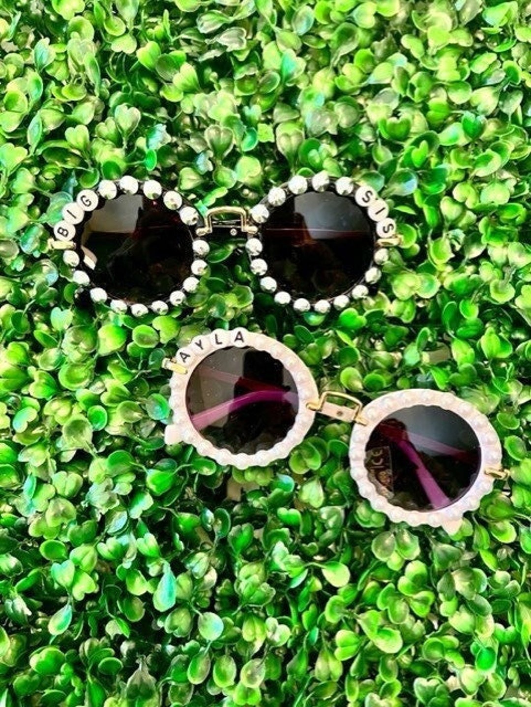 Personalized Kids Sunglasses Kids Beaded Name Sunglasses Custom Name