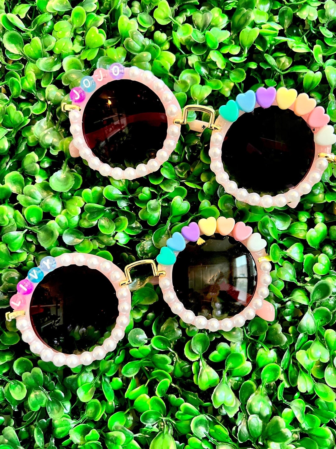 Personalized Kids Sunglasses Kids Beaded Name Sunglasses Etsy