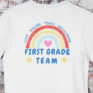 First Grade Team Shirt, 1st Grade Shirt, Teacher Shirt, Back To School Shirt, 1st Grade Teacher, First Grade Crew Shirt, First Grade Squad