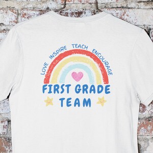 First Grade Team Shirt, 1st Grade Teacher Shirt,First Grade Team Shirt, First Grade Teacher Crew Shirt, Teacher Team Shirts, Teacher Squad