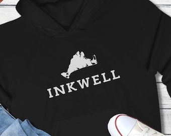 Sudadera con capucha Inkwell, sudadera Inkwell, sudadera Martha's Vineyard, camisa Inkwell, camisa Marthas Vineyard, camisa Oak Bluffs, Inkwell Beach, tintero