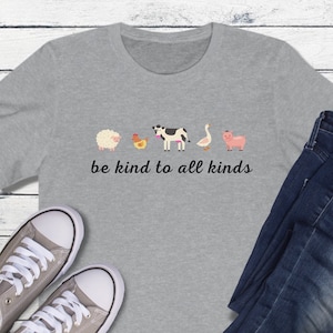 Be Kind to All Kinds Shirt, Be Kind to Every Kind Graphic Tee,Vegan Shirt, Animal Lover Shirt, Animal Rights Shirt, Kindness T-Shirt, Boho