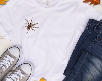 Halloween Shirt, Spider T Shirt, Spooky Halloween Spider Shirt, Halloween Spider Tee,Spider Shirt,Tarantula Shirt,Gift for Men,Dad Son Shirt