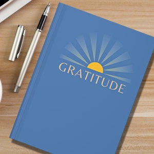 Gratitude Journal, Gratitude Hardcover Journal, Inspirational Journal, Travel Journal, Blank Lined Notebook, Peace Journal,Spiritual Journal