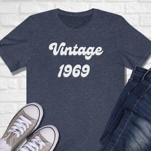 Vintage 1969 T Shirt, 53rd Birthday Shirt, Birthday Gifts For Men, 53rd Birthday Gift, Classic Vintage 1969 Shirt, 1969 Shirt, 53rd Birthday