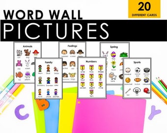 Phonics l Word Wall l picture word wall l writing stations l picture references