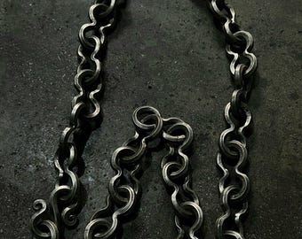 Hmong Silver Charm Necklace,Vintage ,Lucky Symbol Design,Sweater detective,Miao Silver ,Tribal Necklace ,Boho Style.