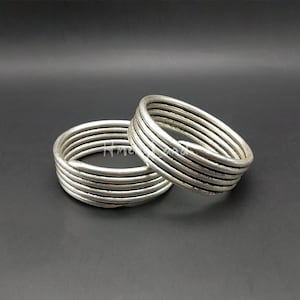 Hmong Silver bracelet,Vintage, Simple Design,Miao Silver ,Tribal Jewelry ,Boho Style,Chinese HuaKaiFuGui.