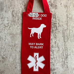 Door Hanger For Dorm Room - For Hotel - Travel - ESA - Assistance - Therapy - Animal - In Residence - College - Apartment - Support Animal